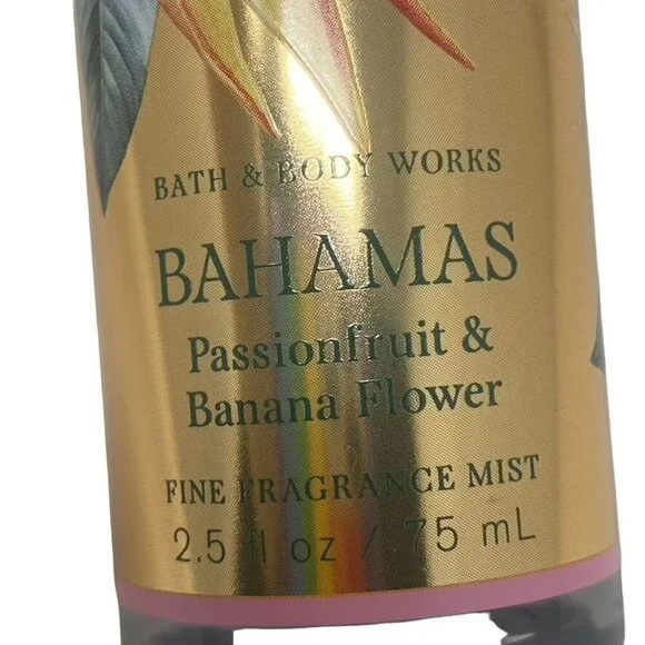 Bath & Body Works Bahamas Passionfruit & Banana Flower Mist - Picture 3 of 5